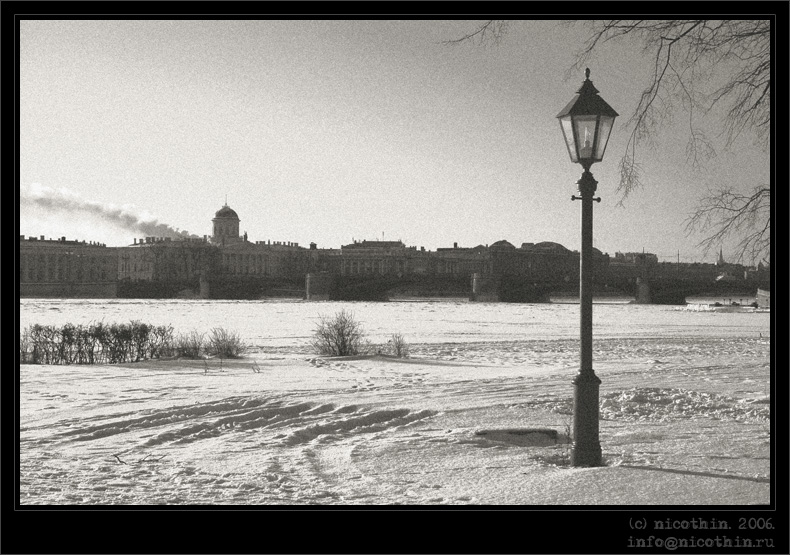 photo "* * *" tags: landscape, black&white, winter