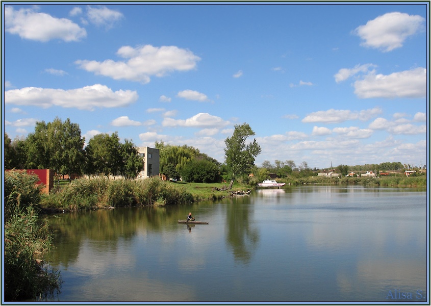 фото "Рыбак." метки: пейзаж, 