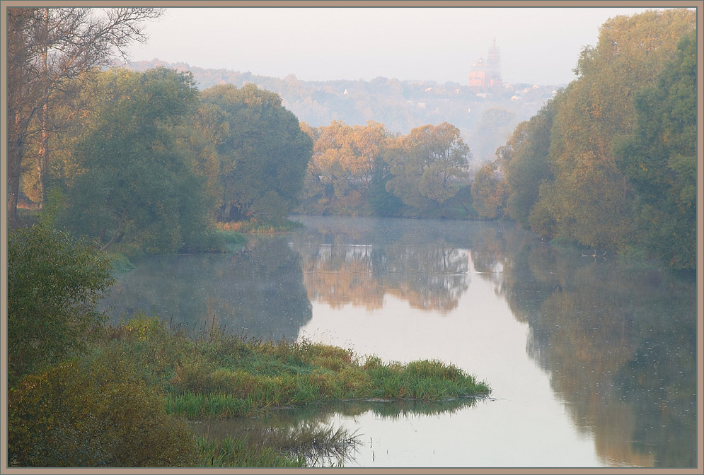 photo "Borovsk. Cityscape 1." tags: landscape, water
