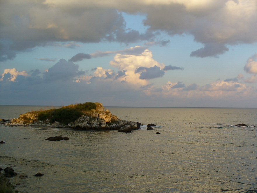 photo "September evening light/Black sea/" tags: landscape, clouds, water