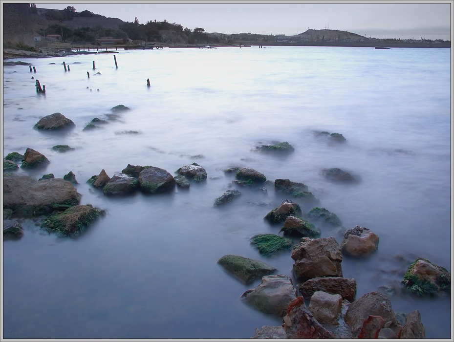 photo "Lunar sea landscape # 2" tags: landscape, sunset, water