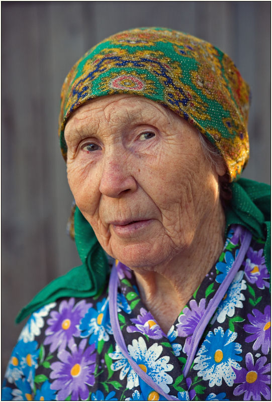 photo "From a series of " the Person of Russian village "" tags: portrait, woman