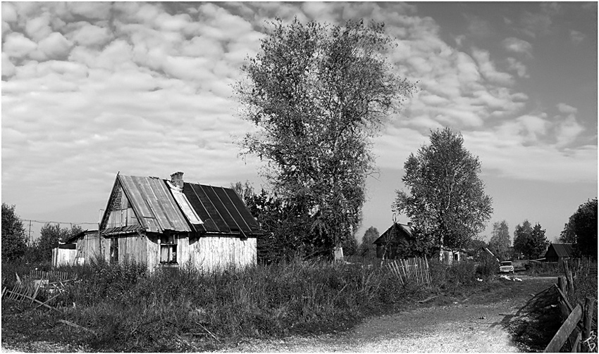 фото "Глубинка" метки: черно-белые, 
