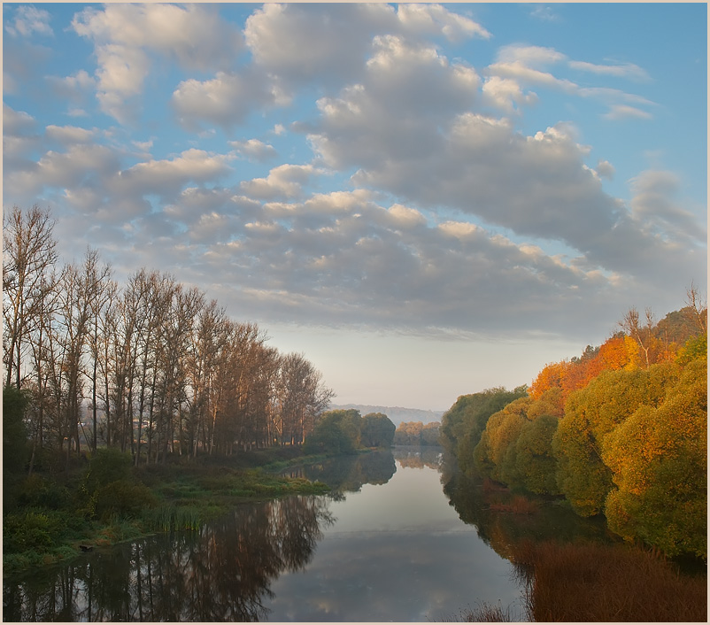 photo "Borovsk. Landscape 3." tags: landscape, clouds, water