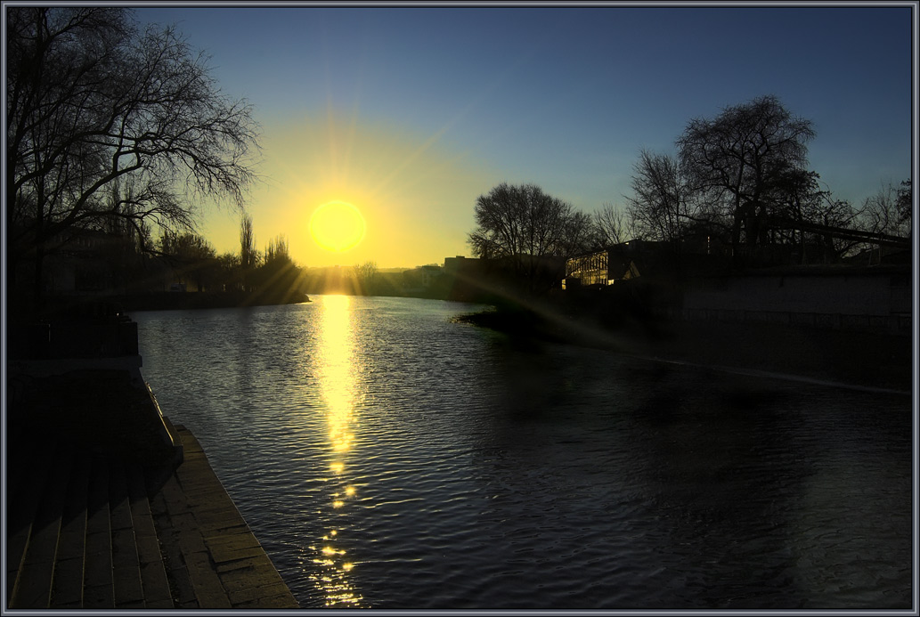 photo "way to the sun" tags: landscape, sunset