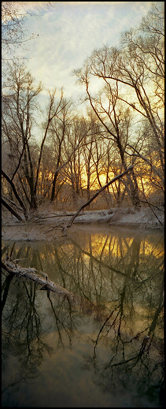 фото "Зеркало." метки: пейзаж, вода, закат