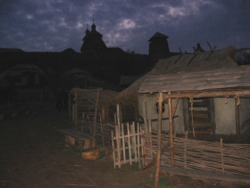 фото "Козацьке містечко ввечері" метки: пейзаж, ночь, осень