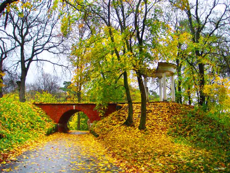 photo "Autumn chateau Arhangelskoe" tags: landscape, architecture, autumn