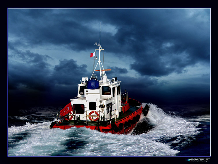 фото "PILOT BOAT" метки: фотомонтаж, 