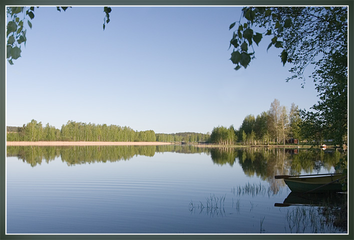 photo "Morning in the Country of thousand lakes" tags: landscape, water