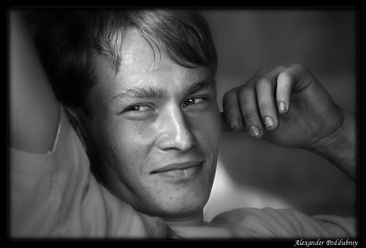 photo "***" tags: portrait, black&white, man