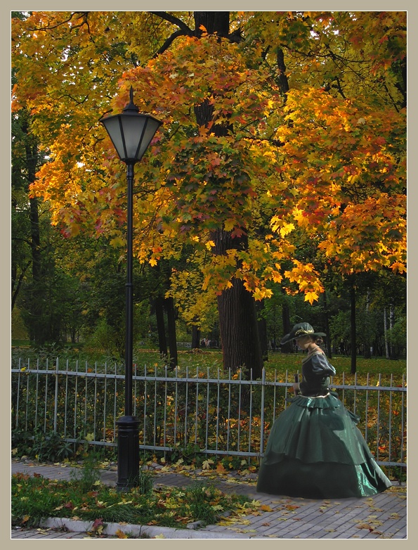 photo "October walk" tags: landscape, old-time, autumn