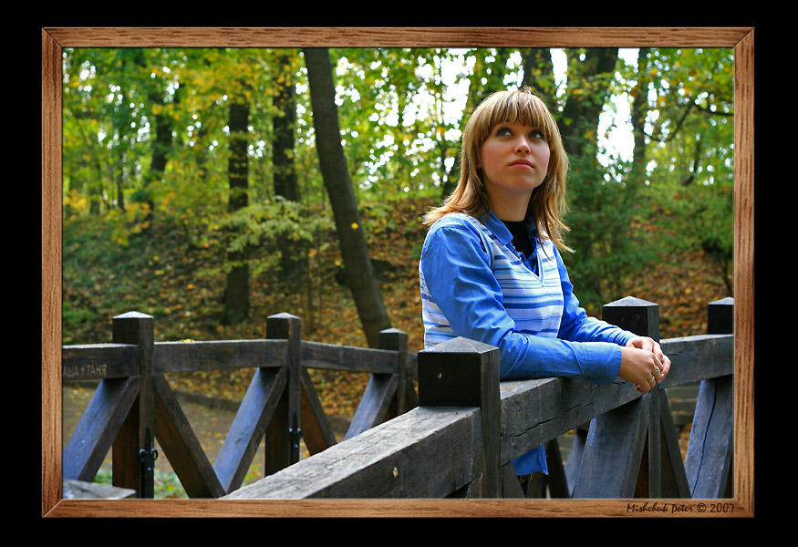 photo "Etud" tags: landscape, portrait, autumn, woman