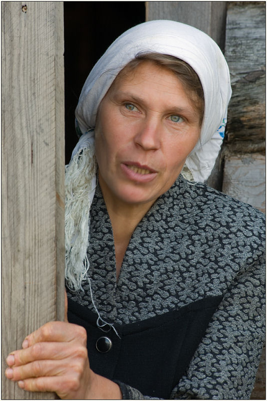 photo "From a series of " the Person of Russian village "" tags: portrait, woman