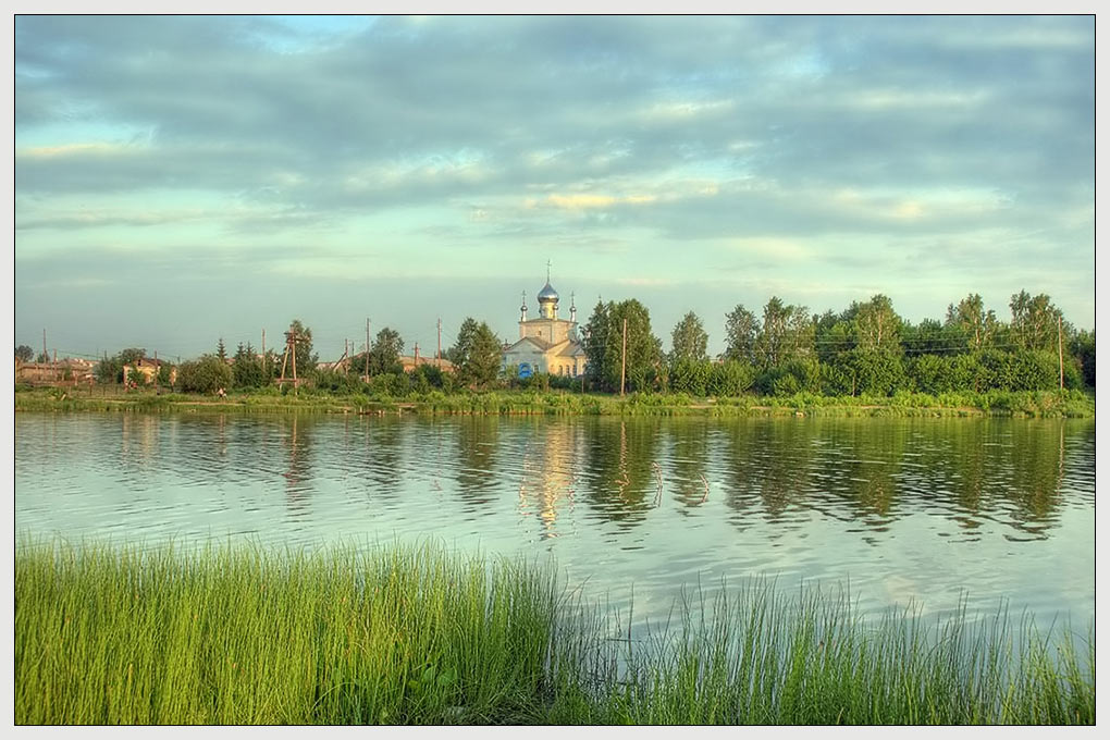 фото "Районная церковь" метки: пейзаж, лето