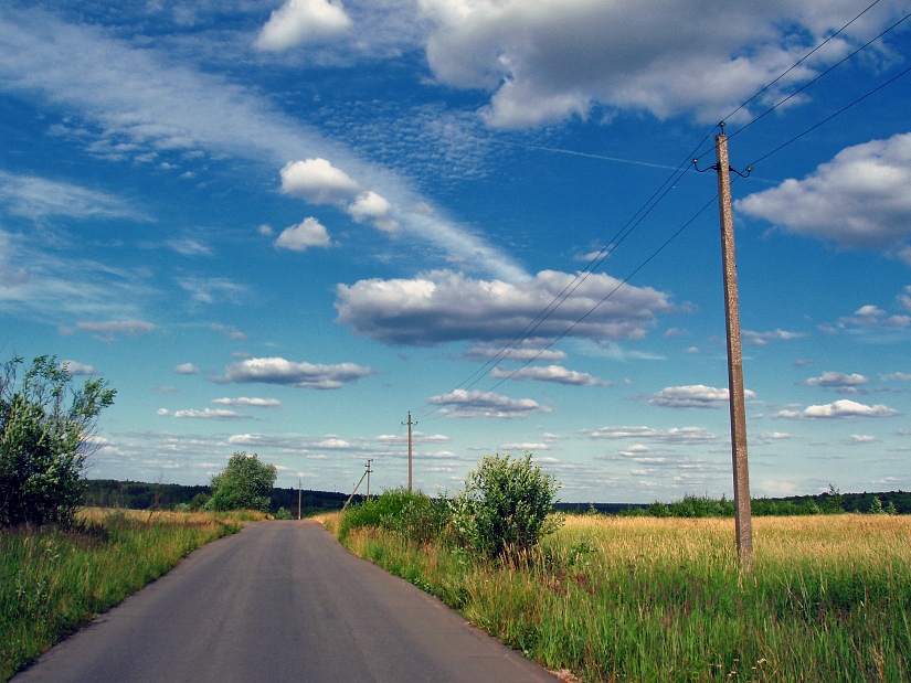 photo "***" tags: landscape, clouds, summer