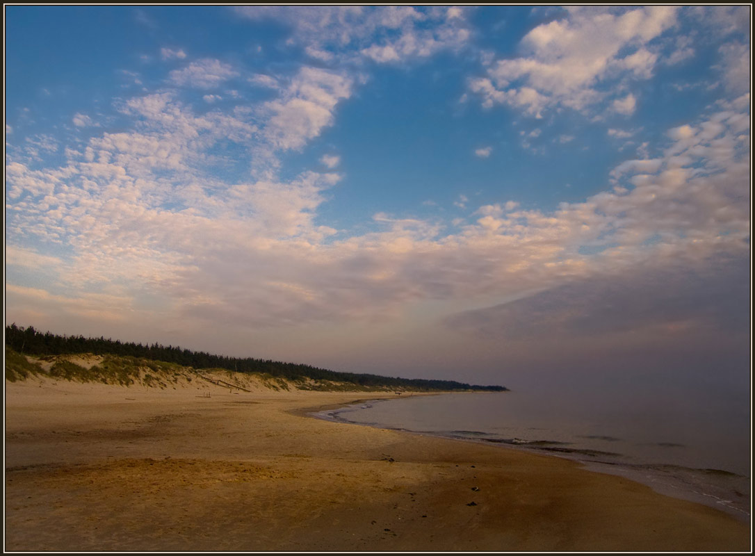 photo "The beach" tags: landscape, sunset