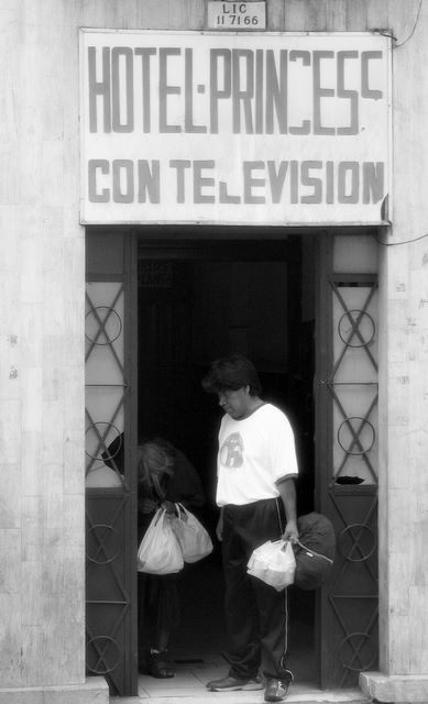 photo "with tv?" tags: travel, South America