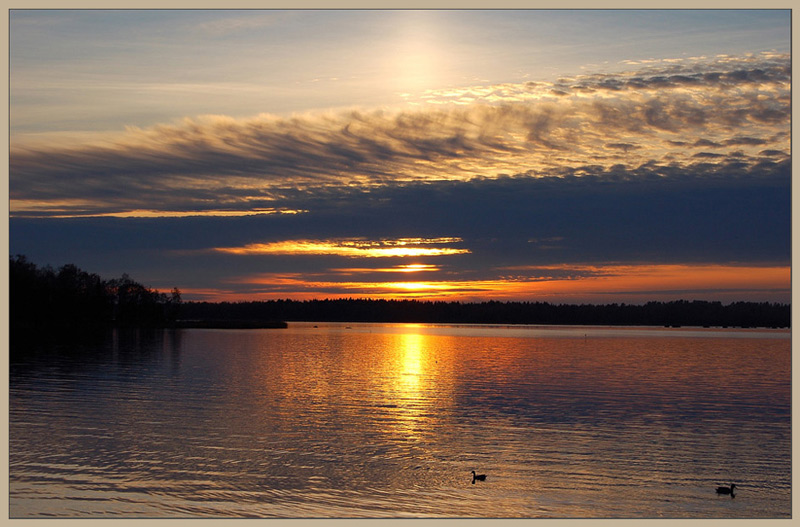 photo "Autumn evening" tags: landscape, autumn, sunset