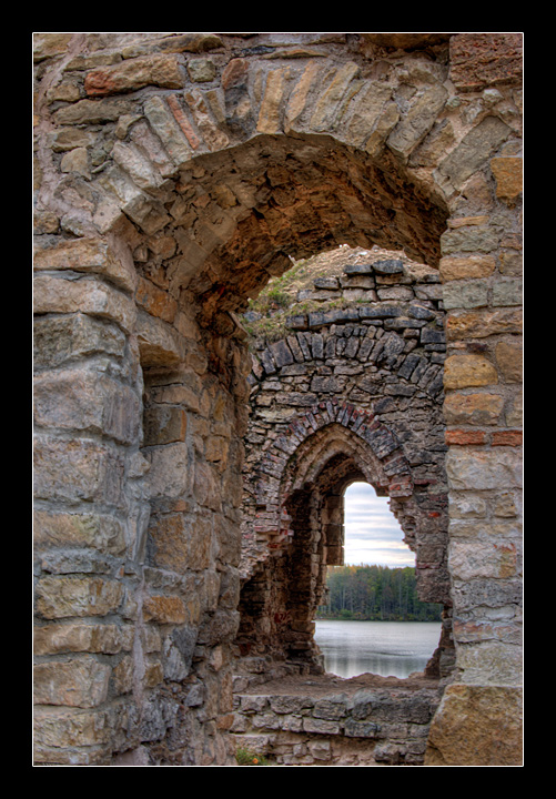 фото "Koknese castle" метки: архитектура, пейзаж, вода
