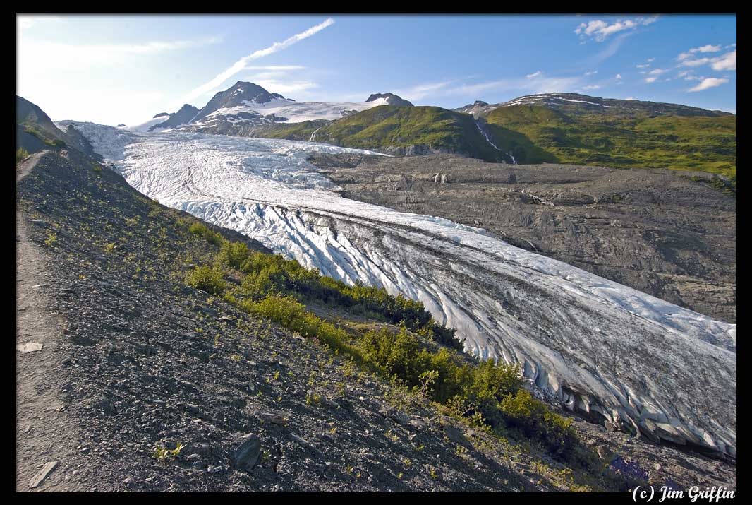 фото "The worrisome hike next to Worthington Glacier" метки: пейзаж, горы, лето