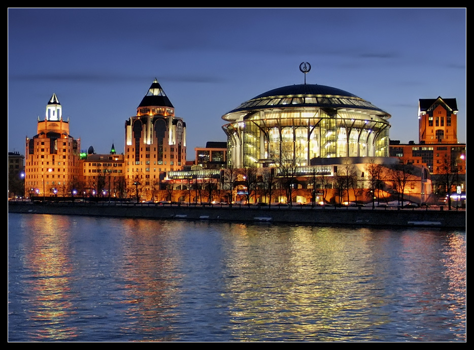 photo "Moscow's night" tags: architecture, city, landscape, 