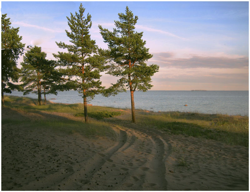фото "Финский залив. На закате дня" метки: пейзаж, вода, лето