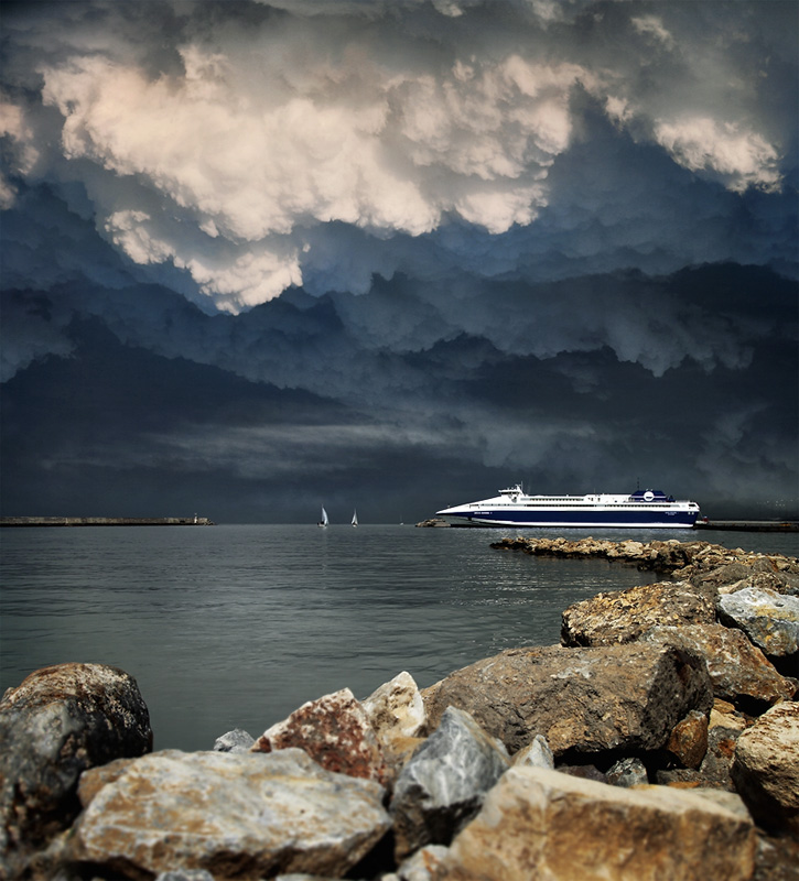 фото "Dangerous weather II" метки: пейзаж, вода