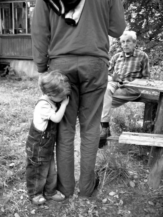 photo "three generations" tags: black&white, genre, 