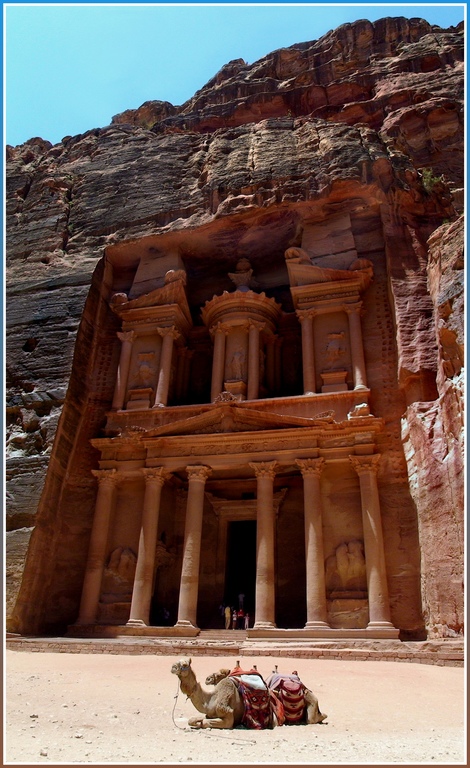 фото "Знаменитый фасад Сокровищницы." метки: архитектура, путешествия, пейзаж, Азия