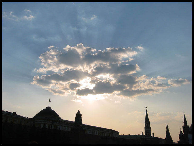 фото "Солнце над Москвой" метки: пейзаж, закат