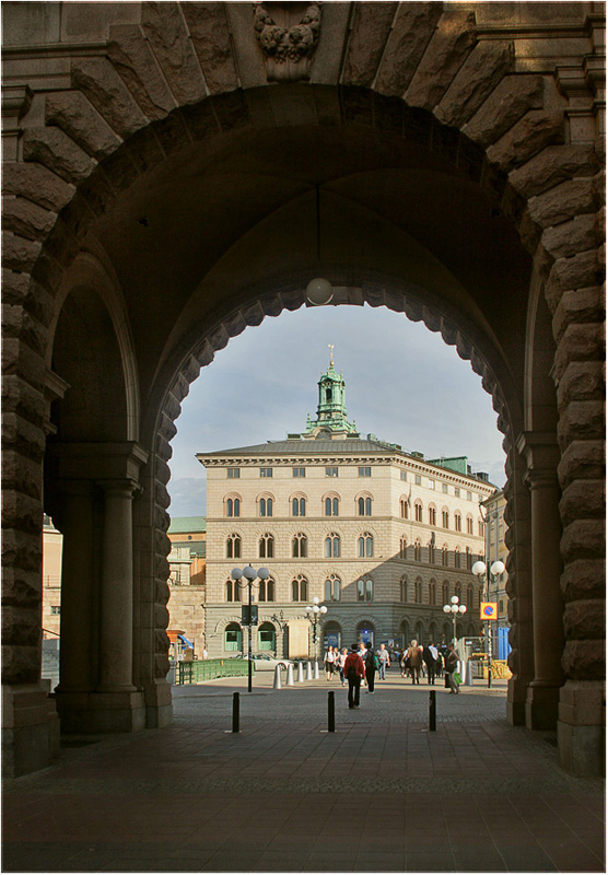 photo "Arch of Stockholm))" tags: architecture, travel, landscape, Europe