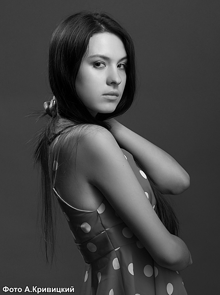 photo "kryvytskyy" tags: portrait, black&white, woman