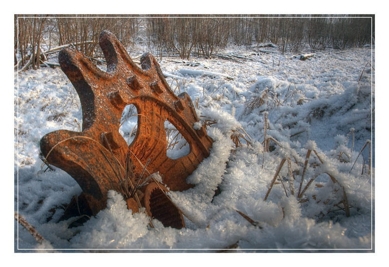 фото "Обломки цивилизации..." метки: пейзаж, фрагмент, зима