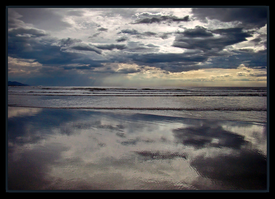 photo "After the rain..." tags: landscape, sunset, water