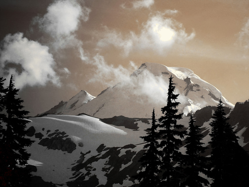 photo "Mt. Baker" tags: landscape, mountains, winter