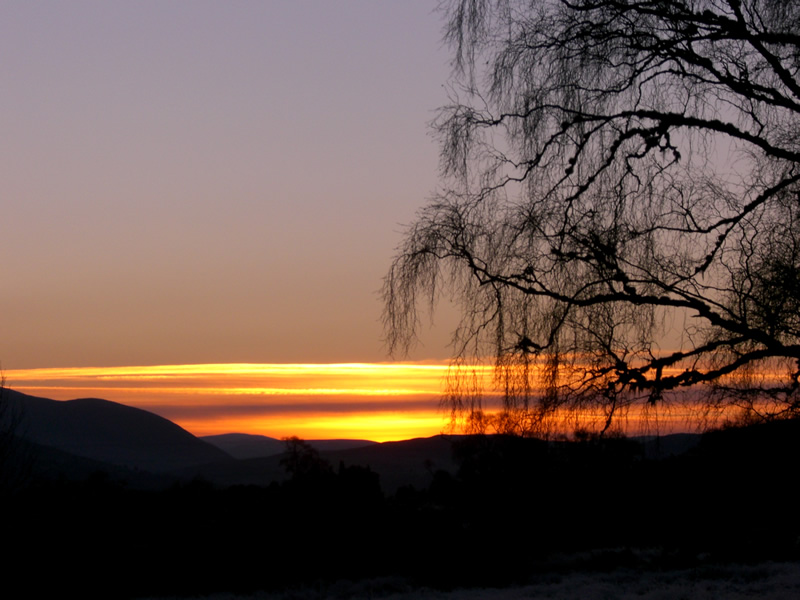 photo "Sunset in the Scottish Highlands" tags: landscape, mountains, sunset