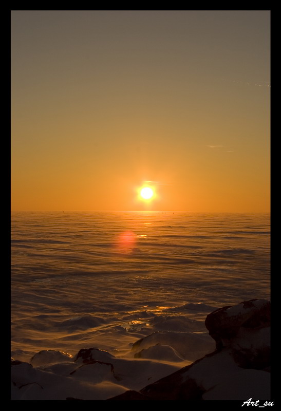 photo "***" tags: landscape, sunset, winter