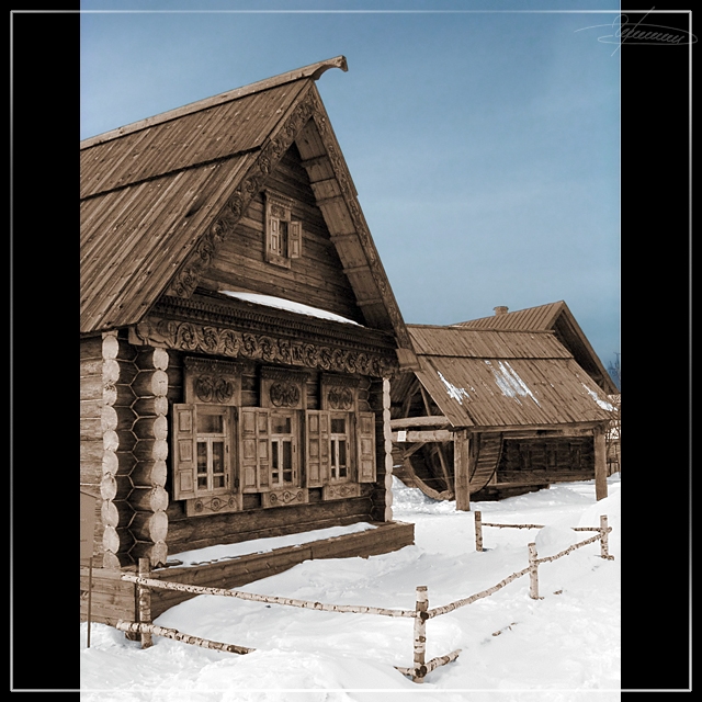 фото "Старый дом." метки: архитектура, пейзаж, зима