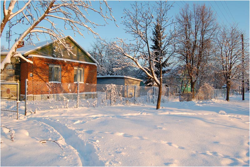 фото "Зимнее утро" метки: пейзаж, зима