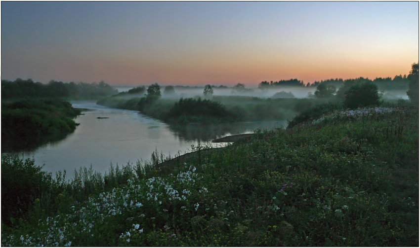 photo "Awakening" tags: landscape, sunset, water