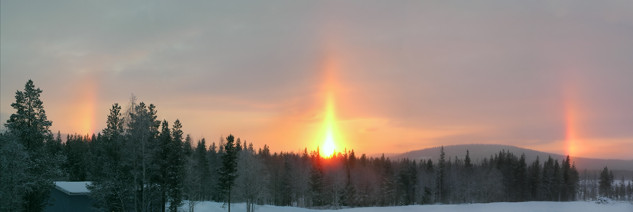 photo "Winter rainbow" tags: landscape, sunset, winter