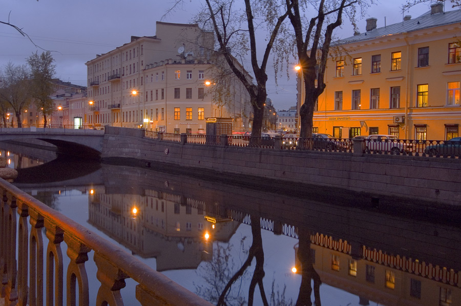 фото "Вечером" метки: пейзаж, город, ночь