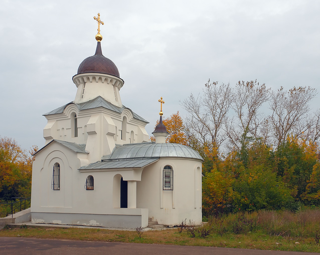 фото "Тверь. Храм Царственных мучеников при Христорождественском женском монастыре" метки: архитектура, пейзаж, 