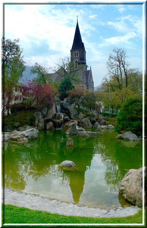 photo "The Japanese garden in Switzerland." tags: architecture, travel, landscape, Europe