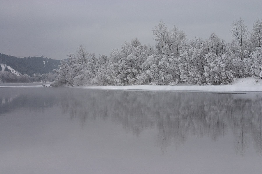 фото "Зеркало" метки: пейзаж, вода, зима