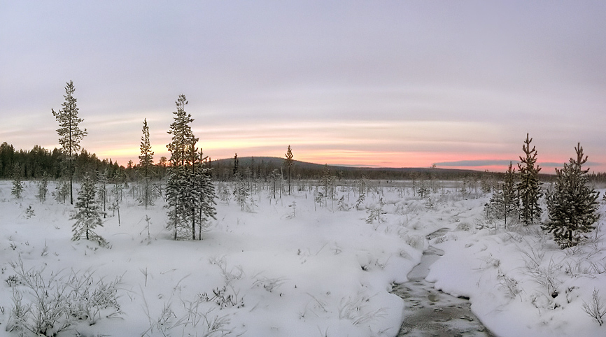 photo "Winter morning" tags: landscape, sunset, winter