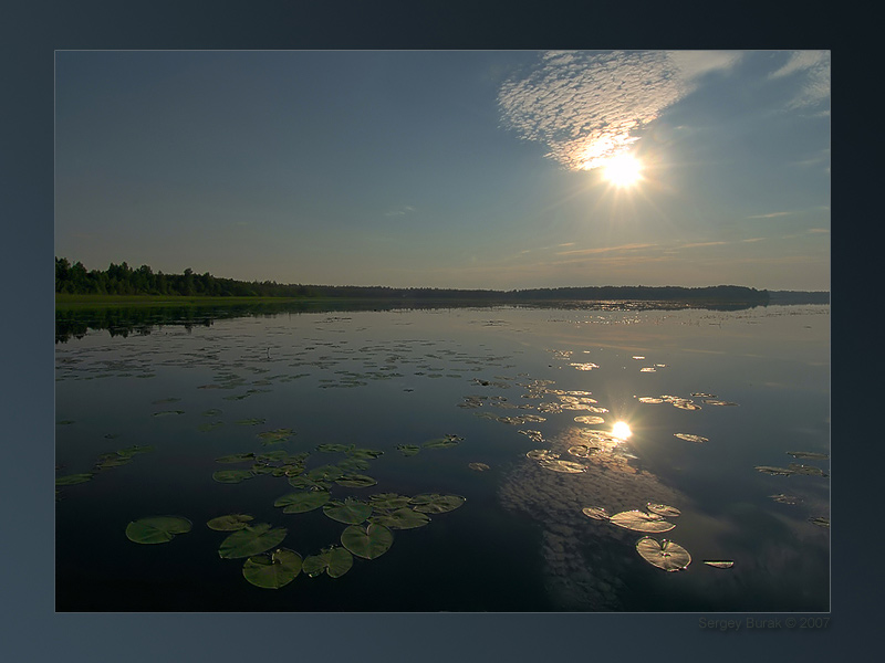 фото "Утро на озере" метки: пейзаж, вода, лето