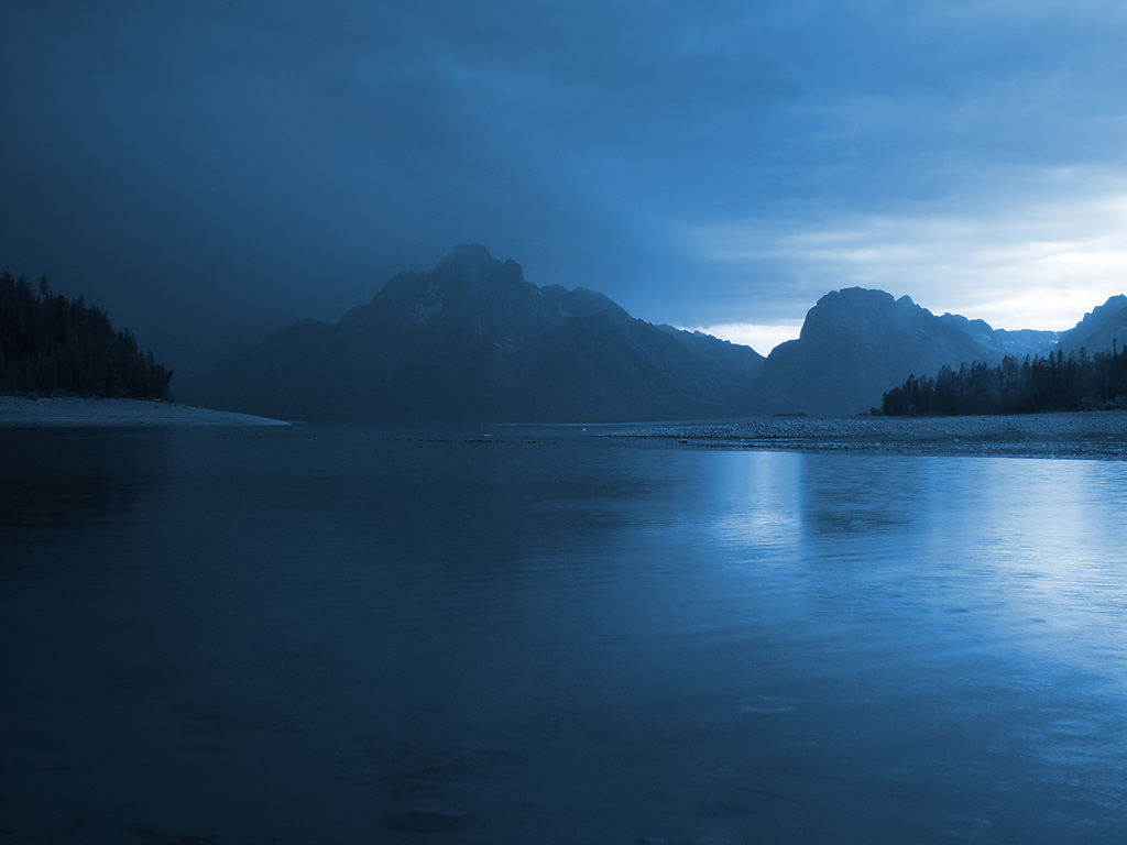 photo "Blue" tags: landscape, mountains, water