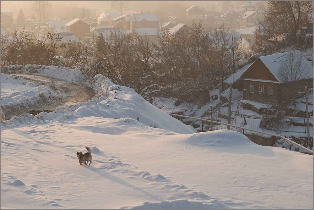 фото "Городская  окраина,Раннее утро..." метки: архитектура, пейзаж, 